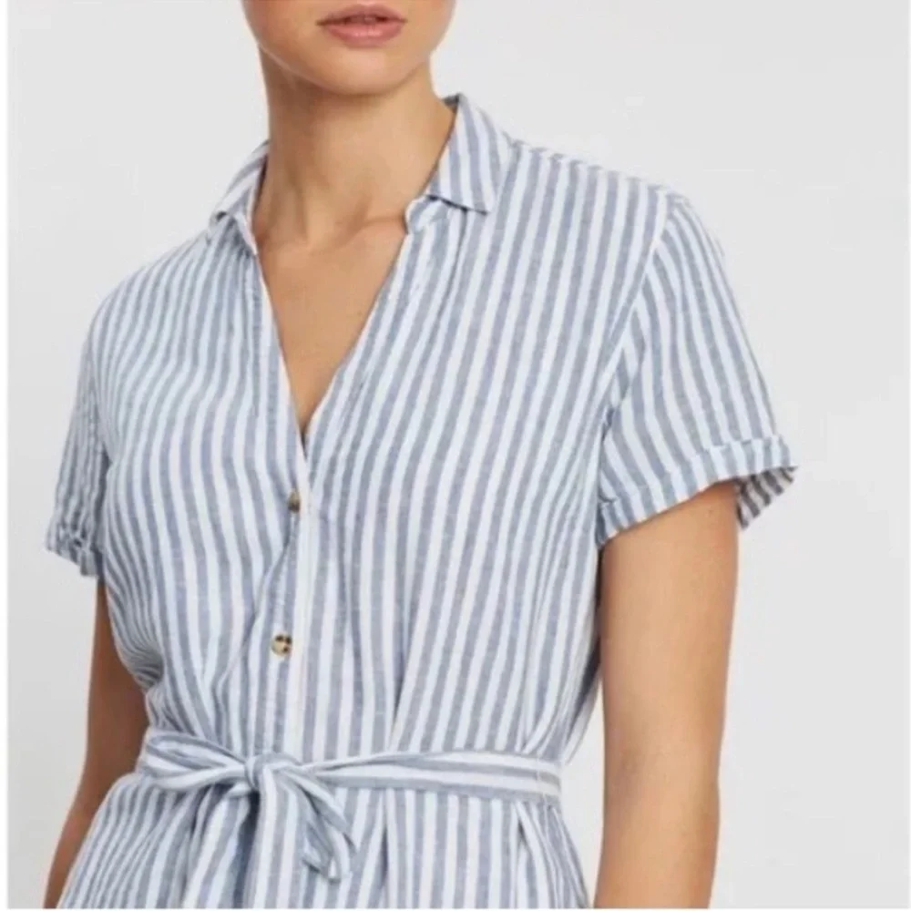 Abercrombie & Fitch Striped Shirt Dress - Picture 3 of 8